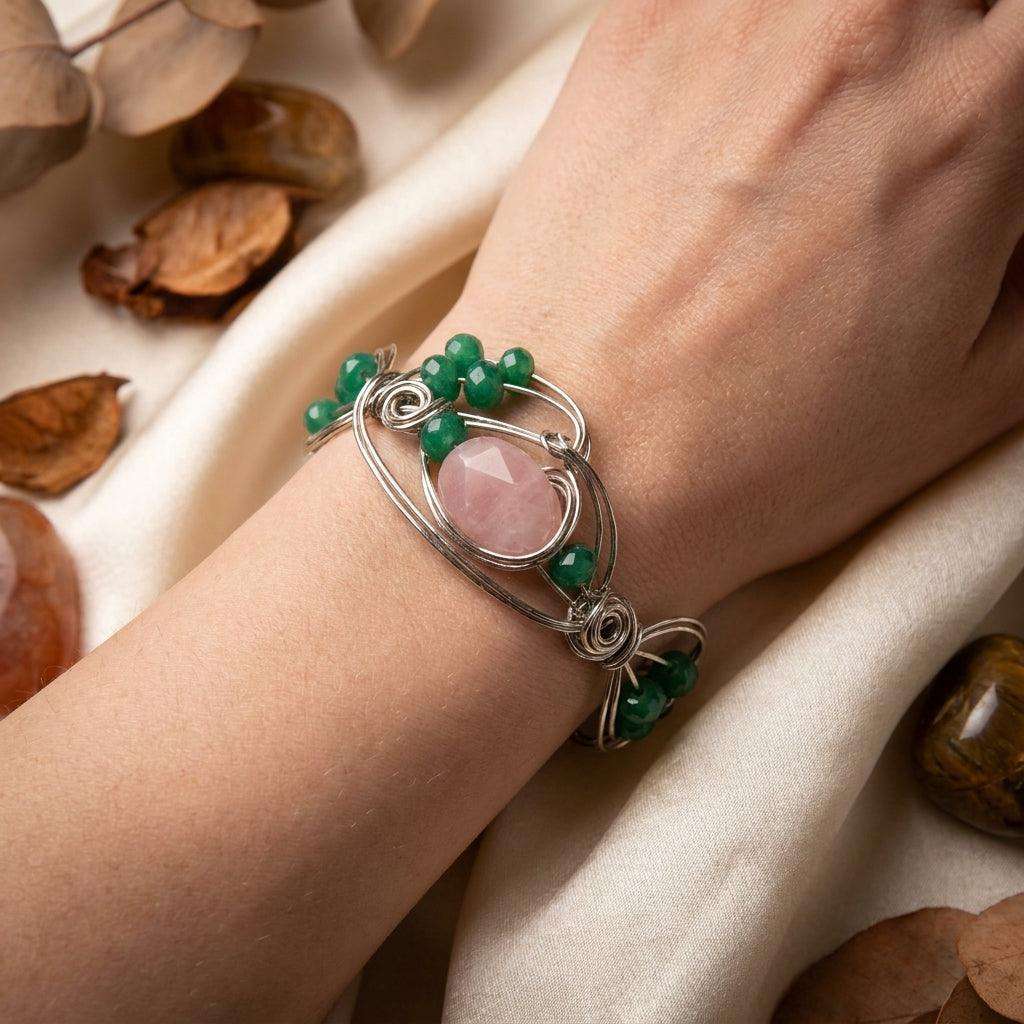 Brățară "Emerald Blossom" - Geoma.ro