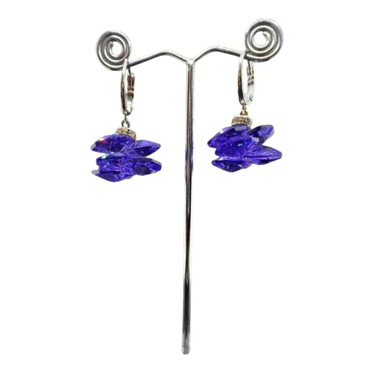 Cercei "Amethyst Spike" - Geoma.ro