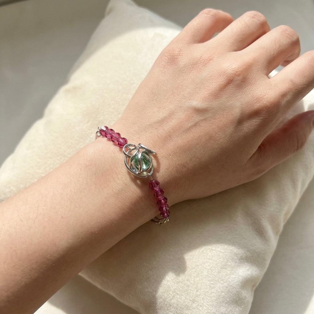 Brățară Handmade Magenta Orbit - Geoma.ro