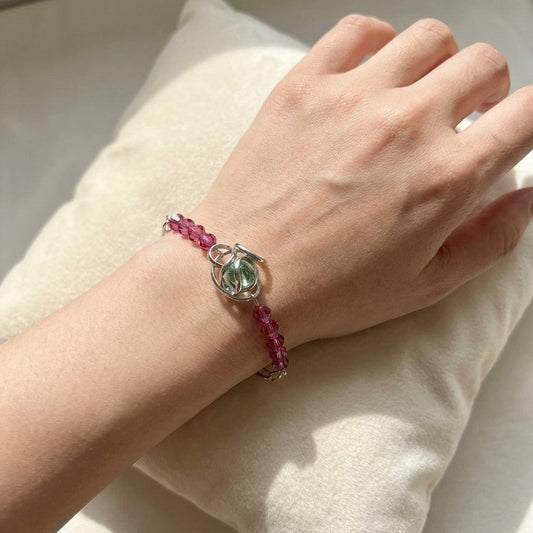 Brățară Handmade Magenta Orbit - Geoma.ro
