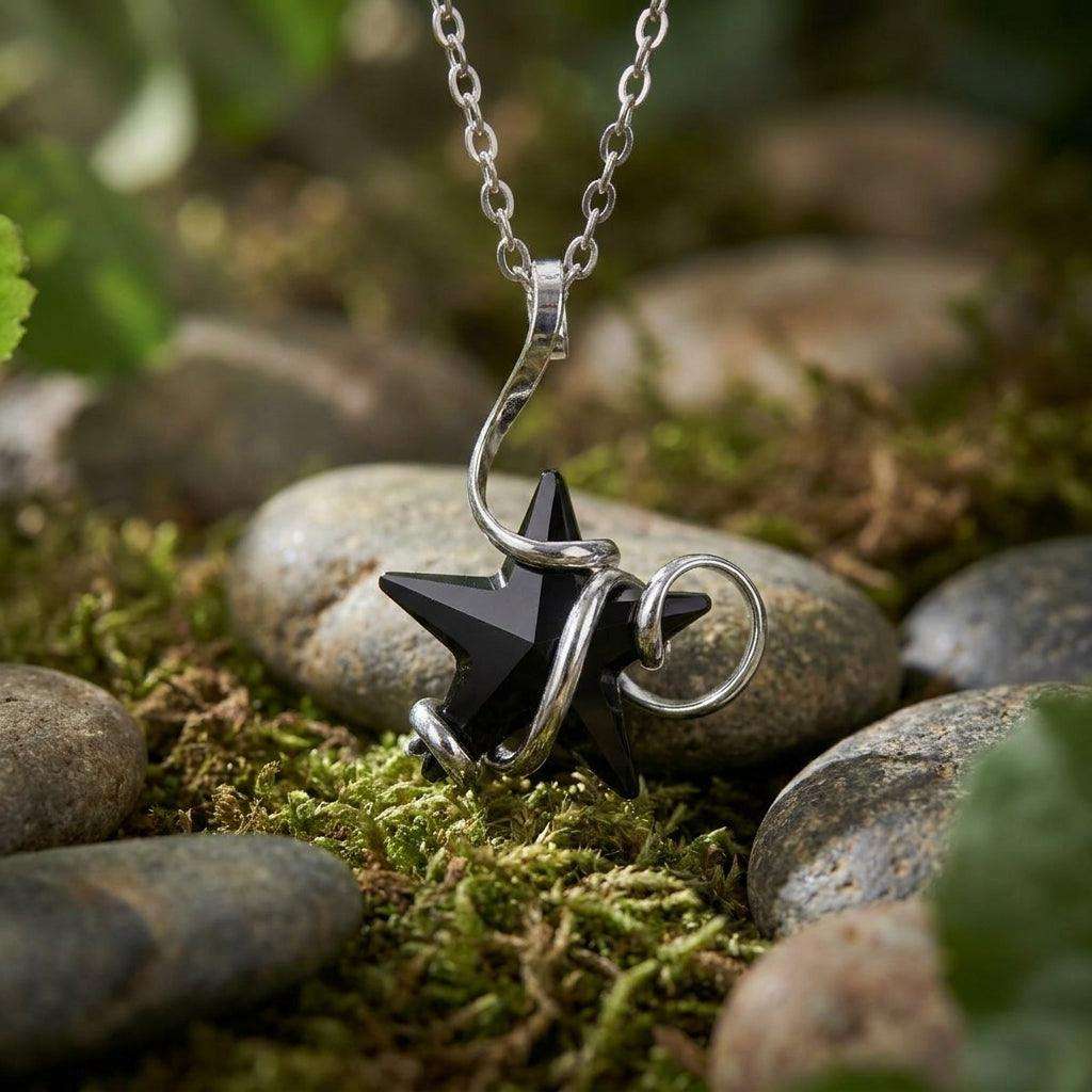 Colier "Black Star Aura"