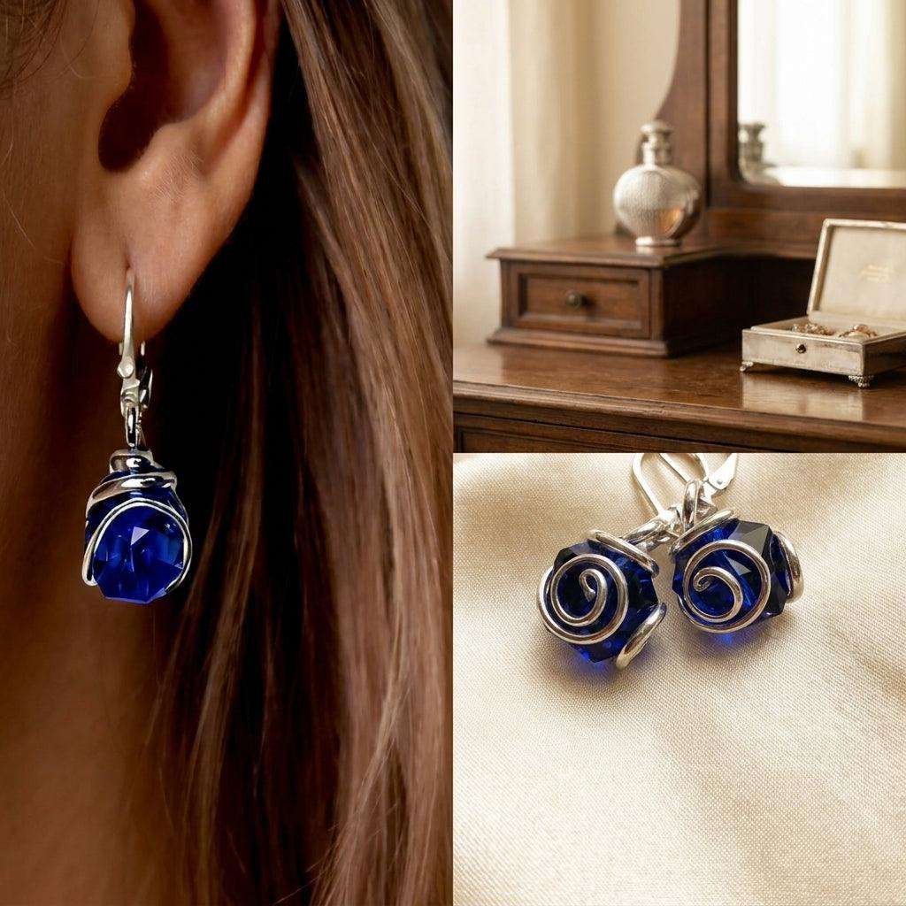 Cercei "Elegance Blue"