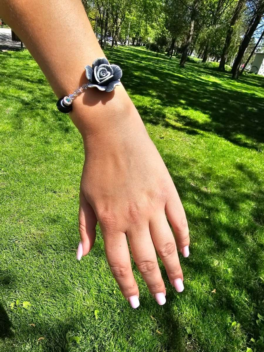 Bratara Cristal Black - Geoma.ro
