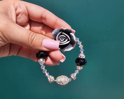 Bratara Cristal Black - Geoma.ro