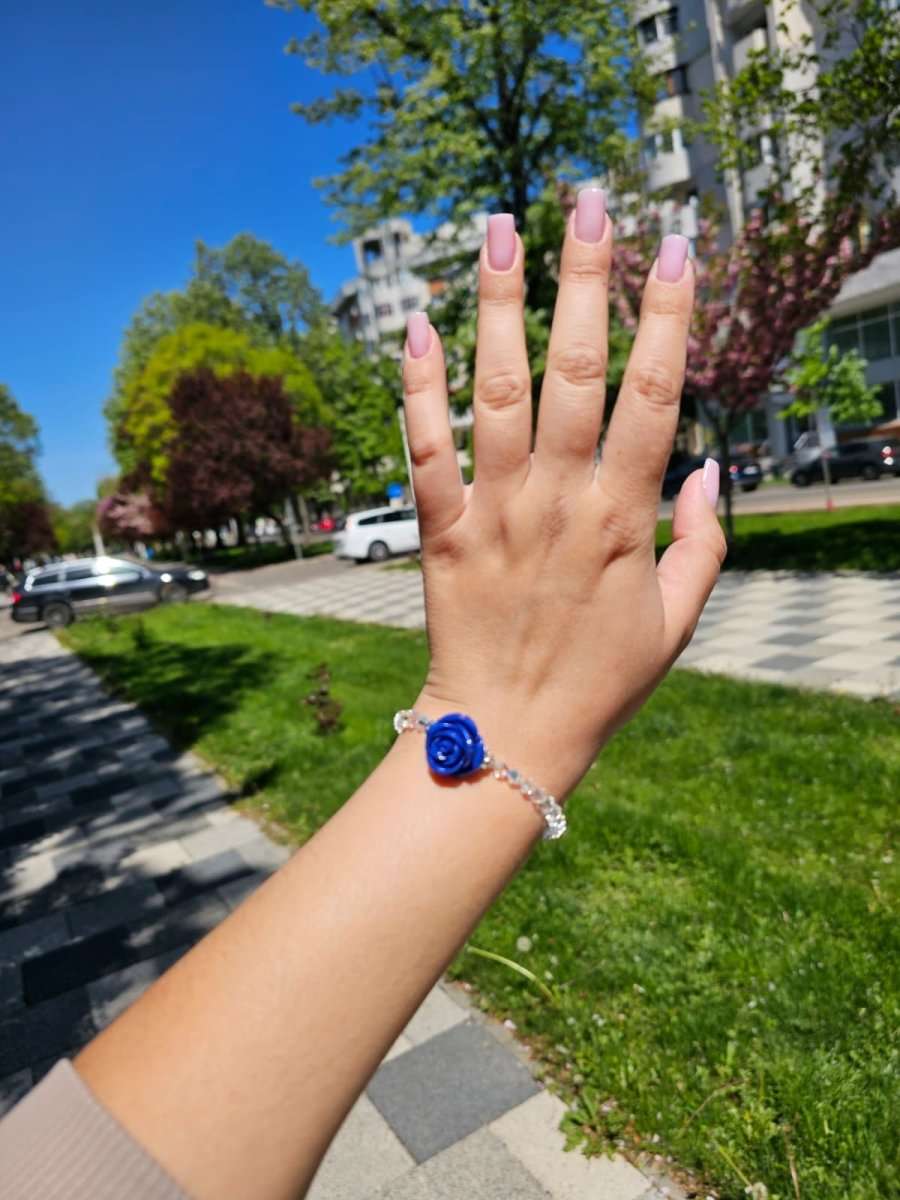 Brățară Handmade Royal Rose Aura - Geoma.ro