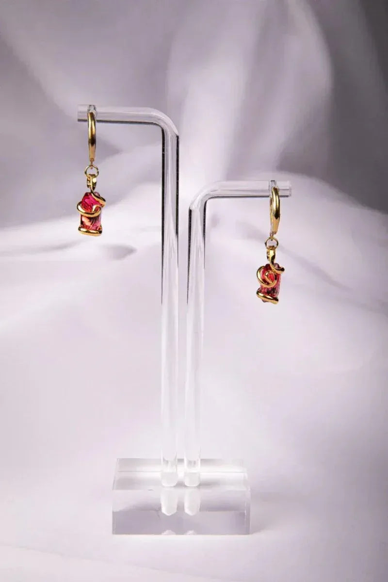 cercei-handmade-fuchsia-radiance-cercei-2431381 - Geoma.ro