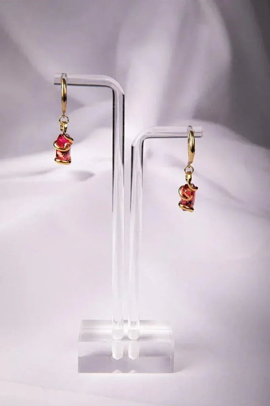 cercei-handmade-fuchsia-radiance-cercei-2431381 - Geoma.ro