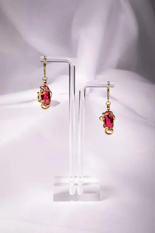 cercei-handmade-fuchsia-radiance-cercei-9214338 - Geoma.ro